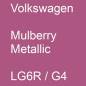 Preview: Volkswagen, Mulberry Metallic, LG6R / G4.